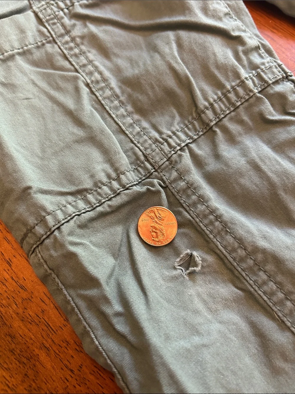 GAP Kids Olive Green Wide Leg Cargo Pants | Girls XS 4-5 Utility Pants